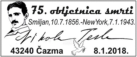 75. obljetnica smrti Nikole Tesle